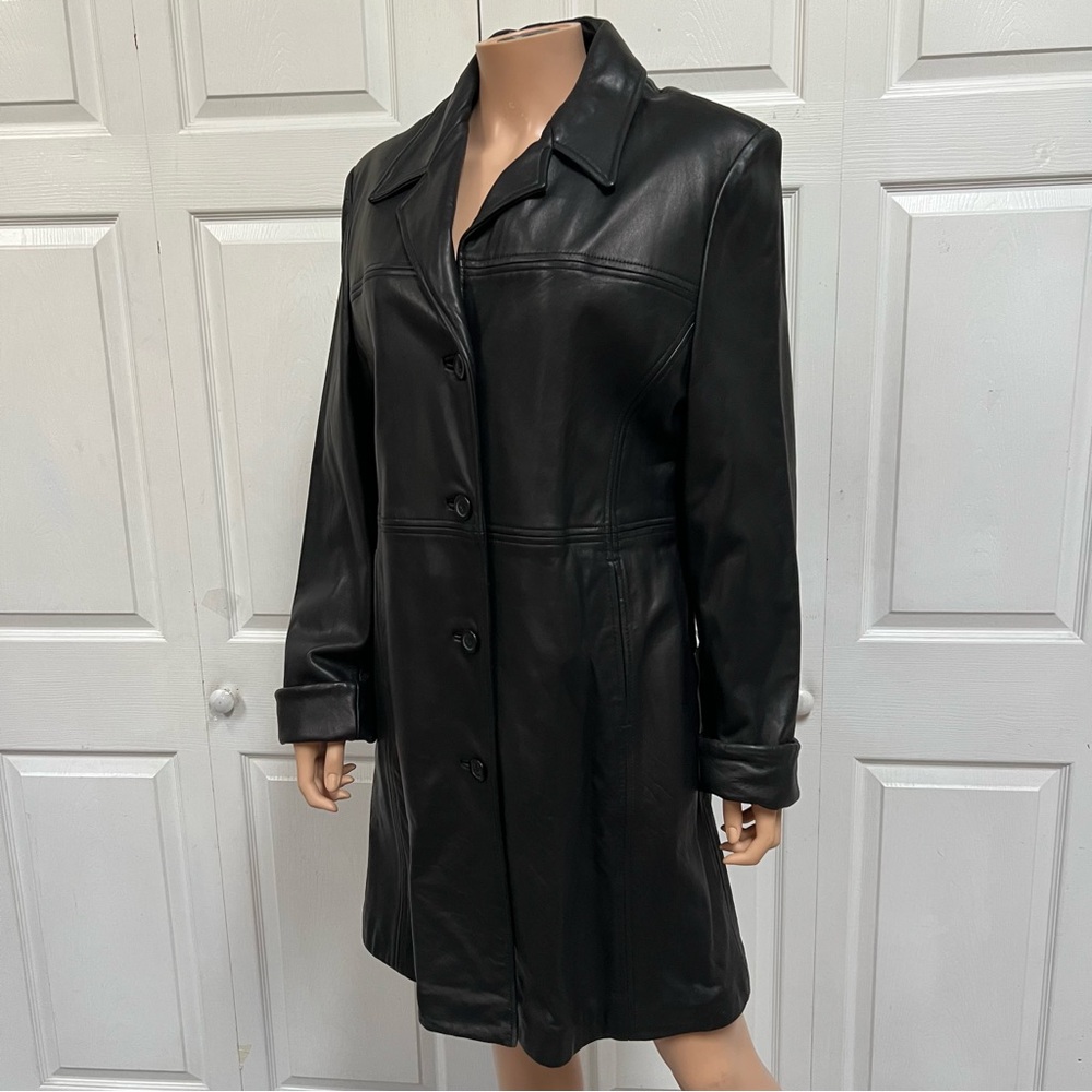 NOS Leather Limited Black Coat Thermolite Active Removable Insulation Women’s L - Picture 15 of 15